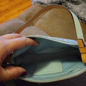 Coach purse light blue
